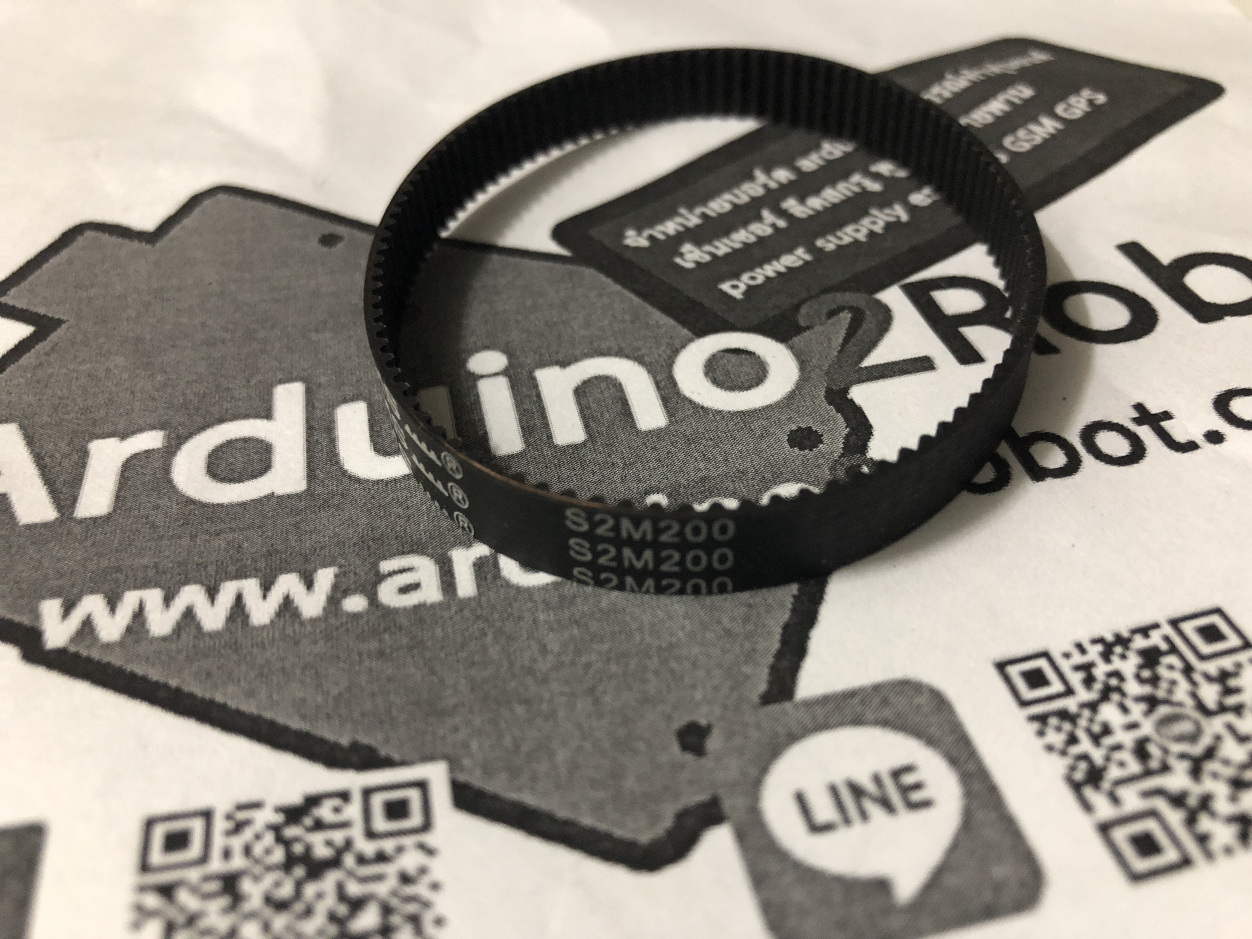 2GT Timing belt วงปิด ความยาว 200 mm กว้าง 9 mm ระยะพิต 2 mm (200-2GT-9)