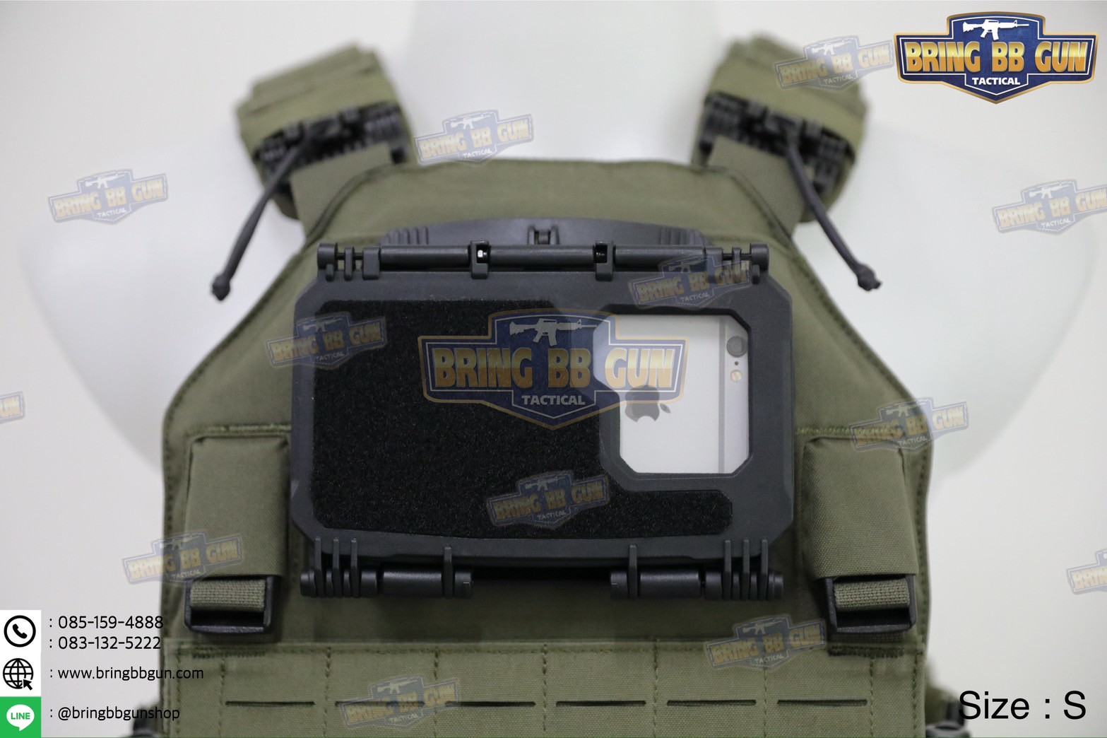 เคสโทรศัพท์ติดเสื้อเวสทรงกล่อง DarkVault 2.0 Case Smartphone Protection(Equipment Storage Box V.2) (Folded Navigation Board)