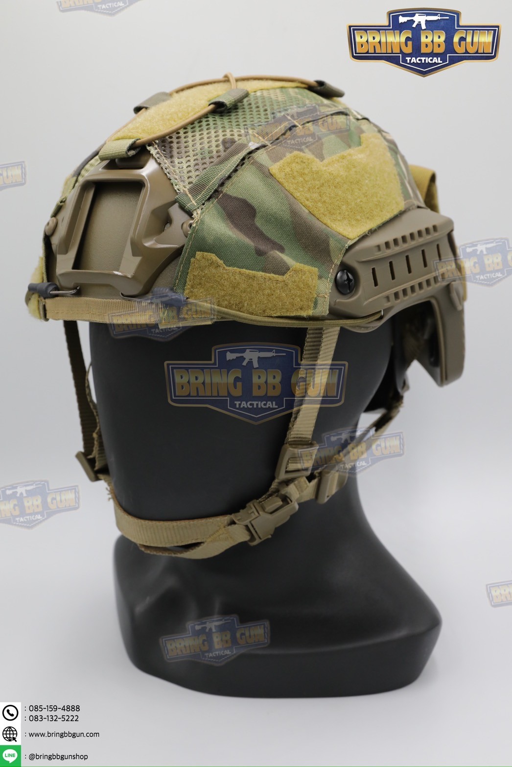 ผ้าคลุมหมวกฟาส ทรง Agilite Gen4 (ผ้าคลุมหมวกฟาส-ตาข่าย) (Mesh Fast Helmet Cover) (Fast Helmet Cover Gen4) (OPS-Core Helmet Cover)