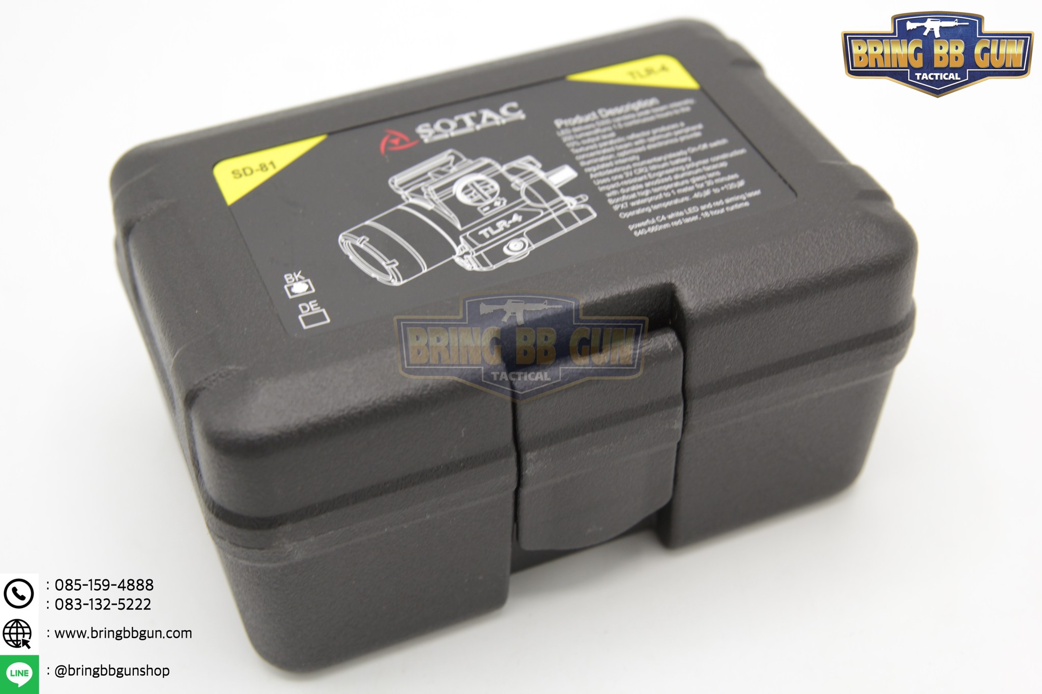 ไฟฉายและเลเซอร์(สีแดง)ติดปืนสั้น ยี่ห้อStreamlight รุ่นTLR-4