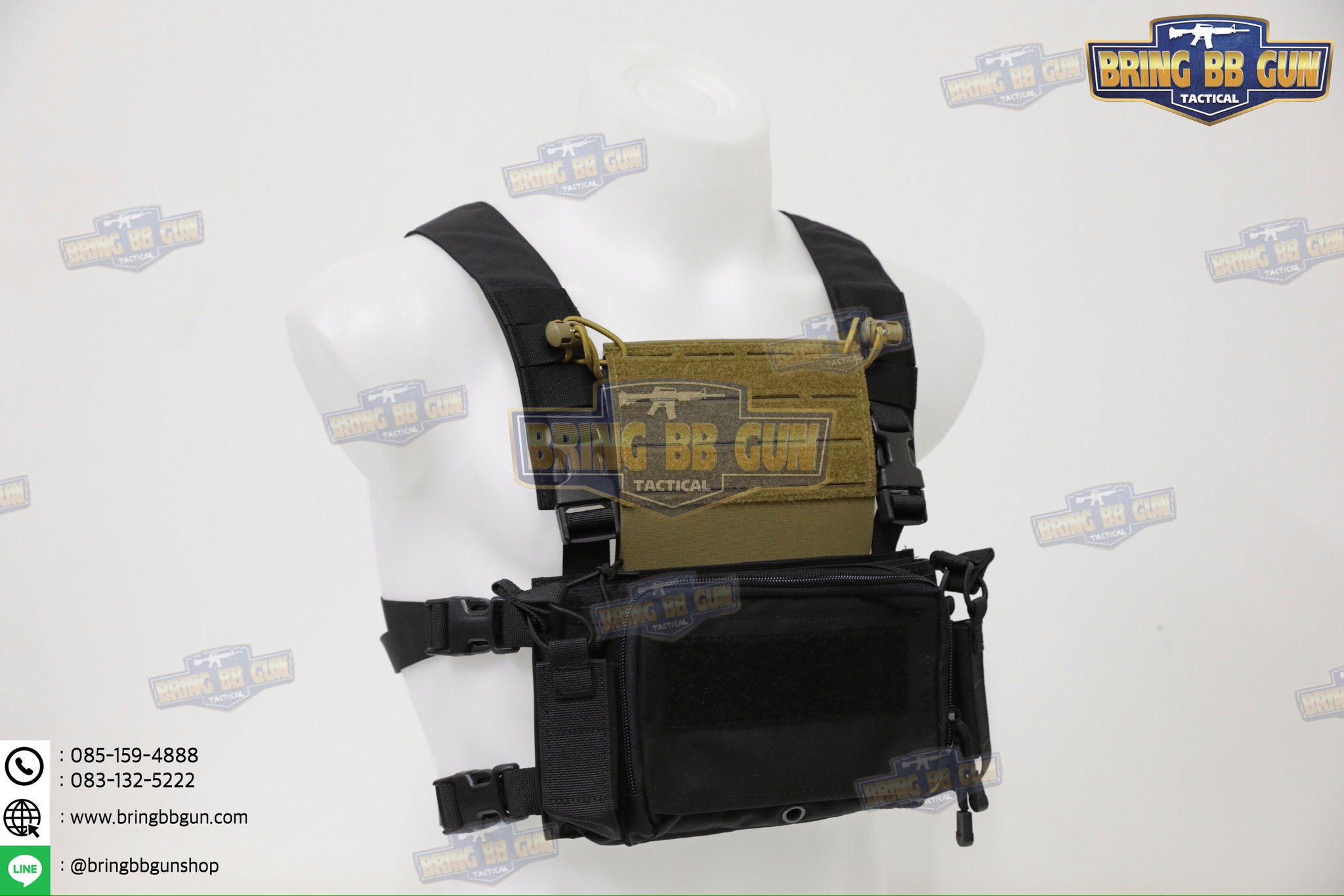 แผงเสริมหน้าอก Chest Rig (Chest Rig Mag Holder Attachment)