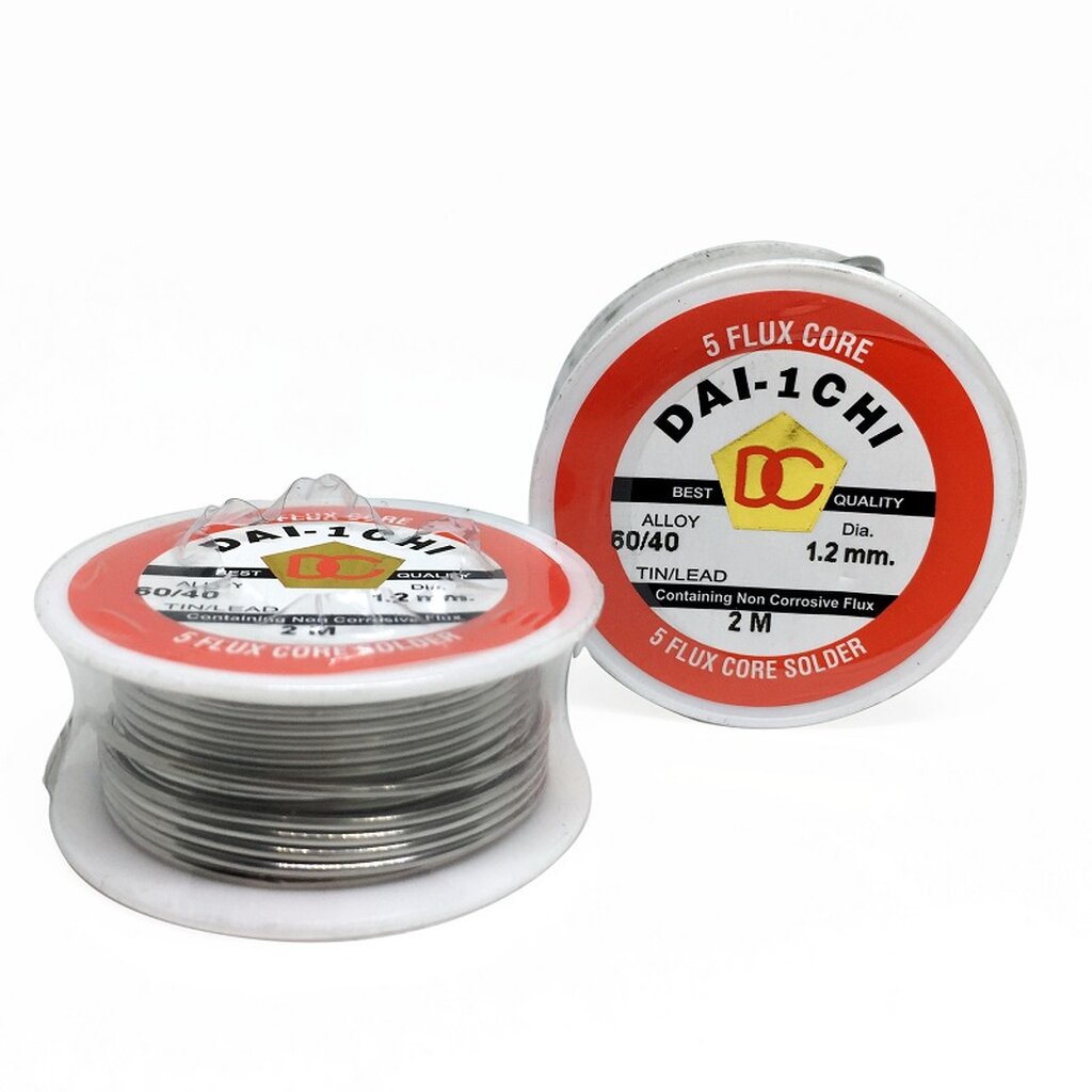 ตะกั่วบัดกรี 60/40 | DAIICHI | ตะกั่วบัดกรี | 99-06-0007| ขนาด1.2MM.