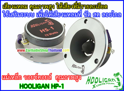 ลำโพงเสียงแหลม-ทวีตเตอร์ HOOLIGAN HS-1