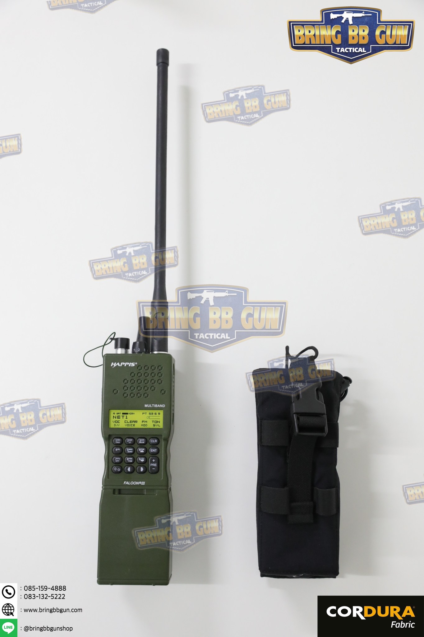 เพ้าวิทยุสื่อสาร สำหรับวิทยุ PRC-152 ซองวิทยุสื่อสารแบบผ้า (PRC-152 drop-down Radio Pouch) (Radio Holder)