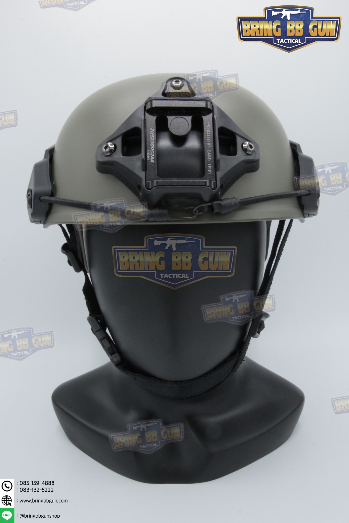 หมวก Fast ทรง MK ยี่ห้อ Emerson (หมวกฟาส) (MK Style Tactical Helmet) (MK Helmet)