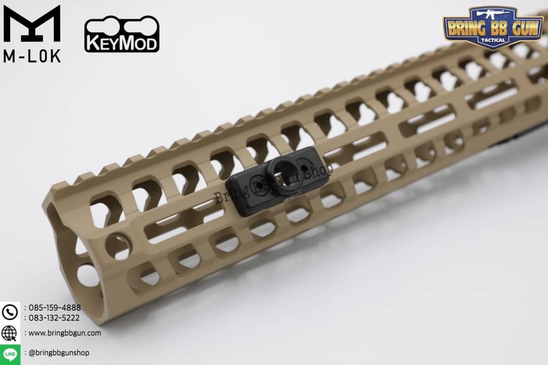 แป้นหูกวินจับราง M-Lok & Keymod + หูกวิน ยี่ห้อ MGPCQB (ชุดหูกระวินปลดไว ราง M-Lok & Keymod)
