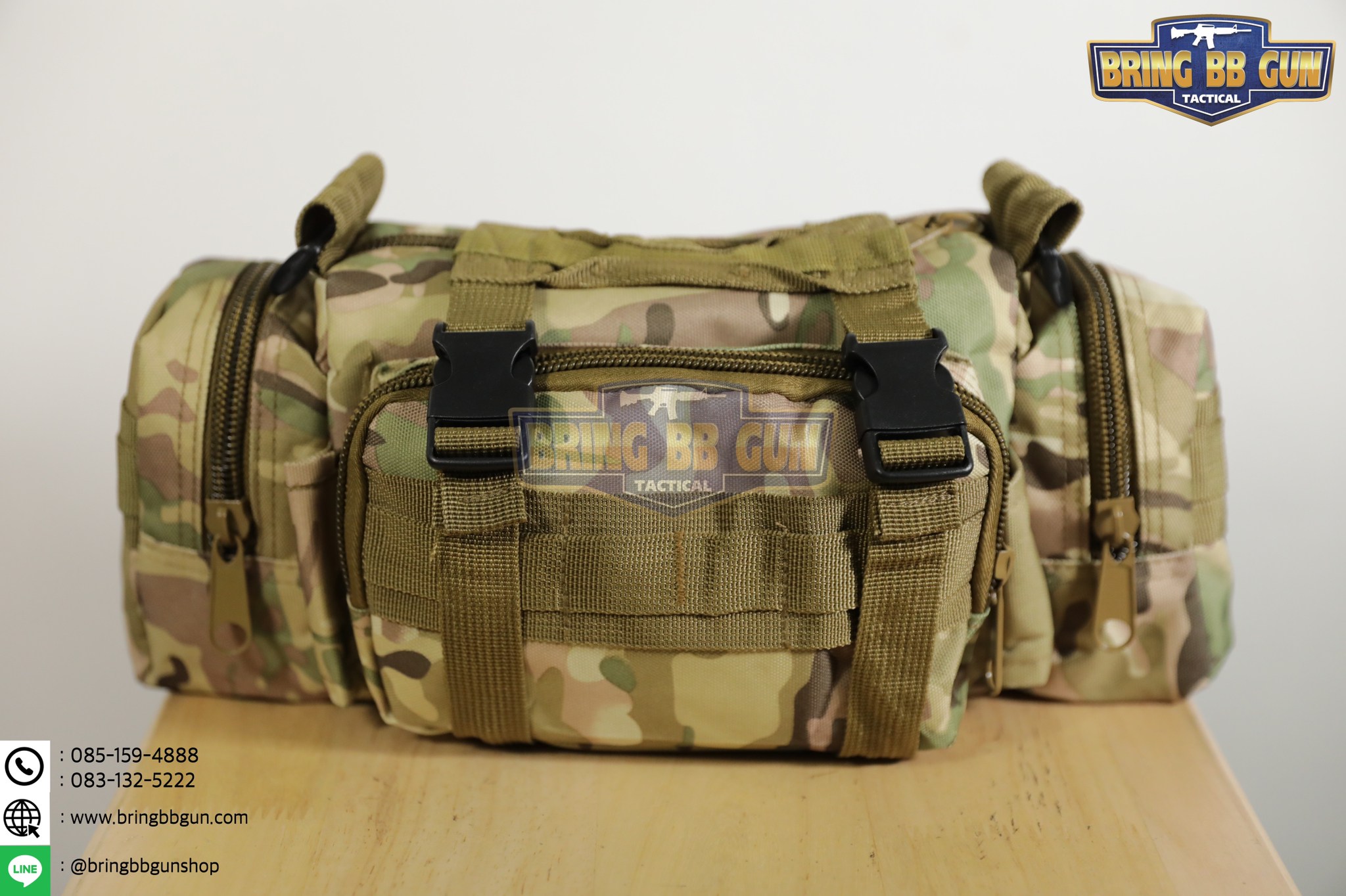 กระเป๋าสะพายข้าง+คาดเอว รุ่น กระเพาะหมูเล็ก