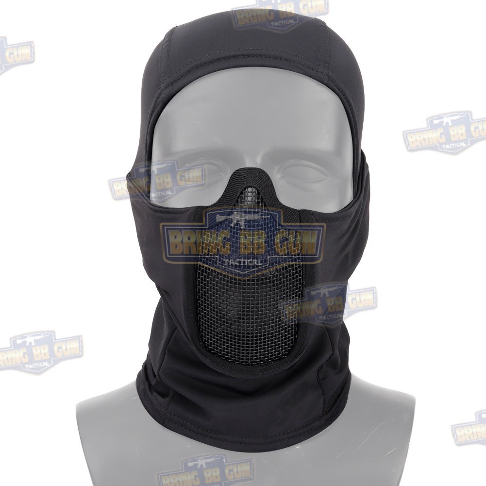 โม่ง+ตระแกรงเหล็กกันปาก (Tactical Headgear)