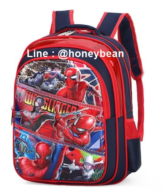 พร้อมส่ง!! กระเป๋าเป้สไปเดอร์แมน เป้ Spiderman กระเป๋าเด็กอนุบาล กระเป๋านักเรียน กระเป๋าเด็ก เป้เด็ก
