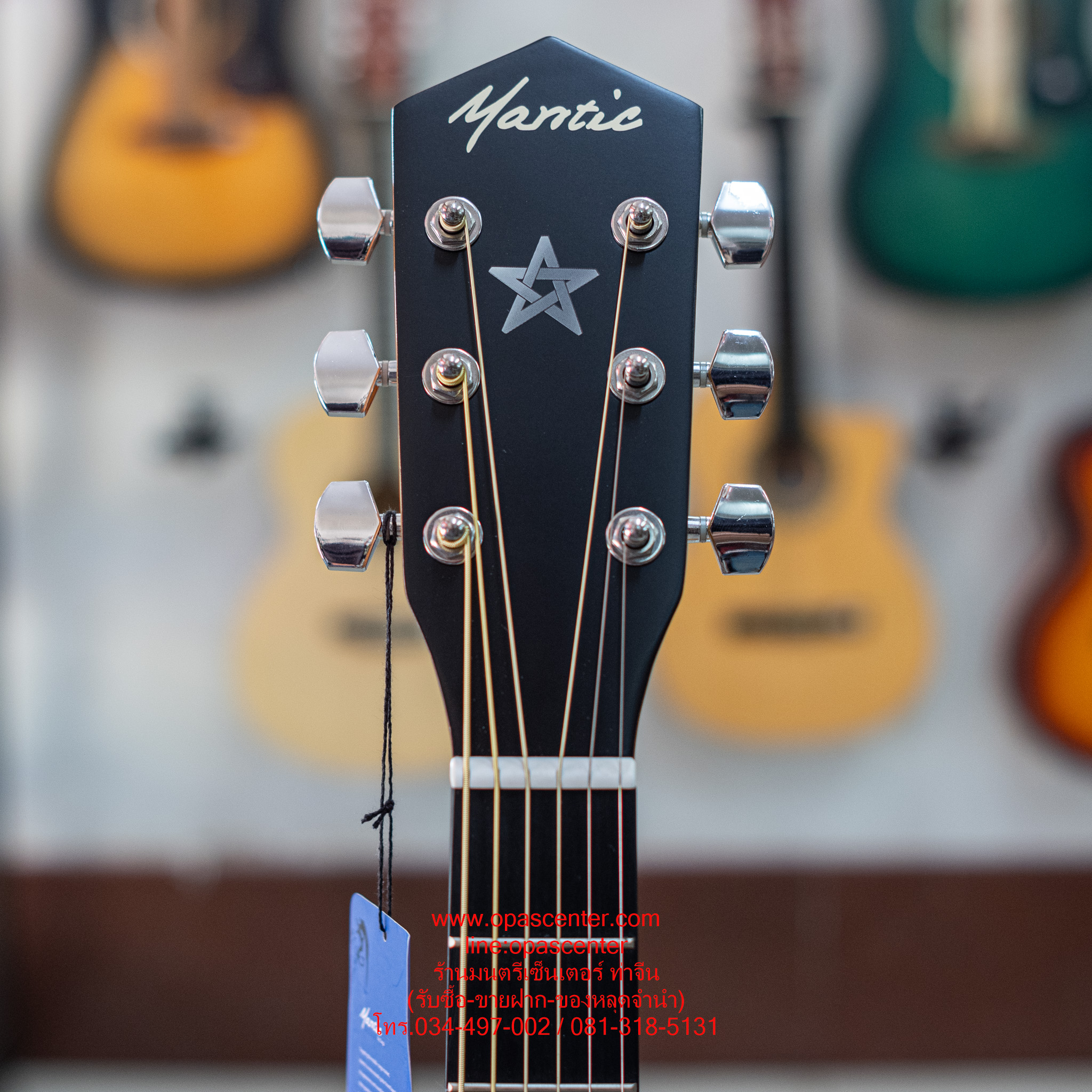 กีต้าร์โปร่งเว้าไฟฟ้า Mantic GT-1DCE 41 นิ้ว คอเว้า สีไม้ ไม้แองเกิลแมนสปรูซ/เชอร์รี่วู้ด มีเครื่องตั้งสายในตัว ของใหม่