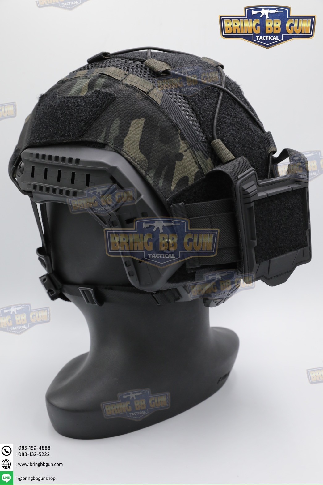 ผ้าคลุมหมวกฟาส ทรง Agilite Gen4 (ผ้าคลุมหมวกฟาส-ตาข่าย) (Mesh Fast Helmet Cover) (Fast Helmet Cover Gen4) (OPS-Core Helmet Cover)