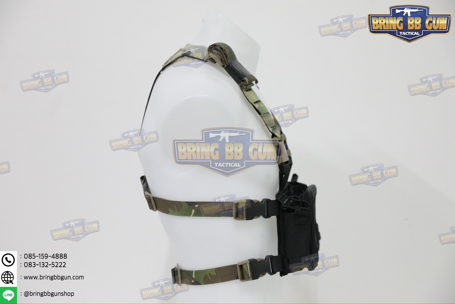 สายโยงบ่า (Chest Rig Harness) (สายโยงบ่าแบบแต่ง)