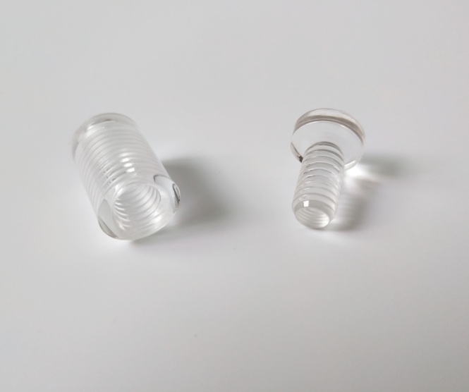 หมุดลอยอะคริลิคใส ยึดกรอบภาพ หมุดยึดกระจก ขนาด 19*25 mm. (สั่งขั้นต่ำ 12 อัน)