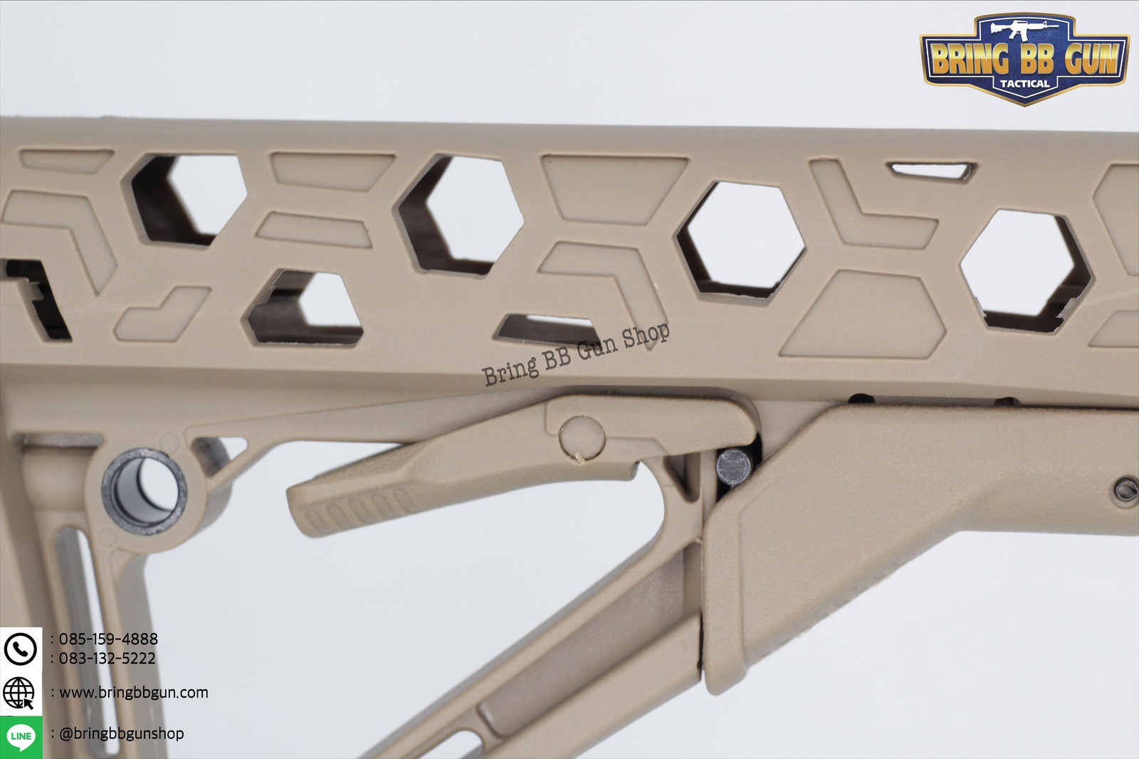 พานท้าย ยี่ห้อ Magpul CTR รุ่น ฉลุลาย