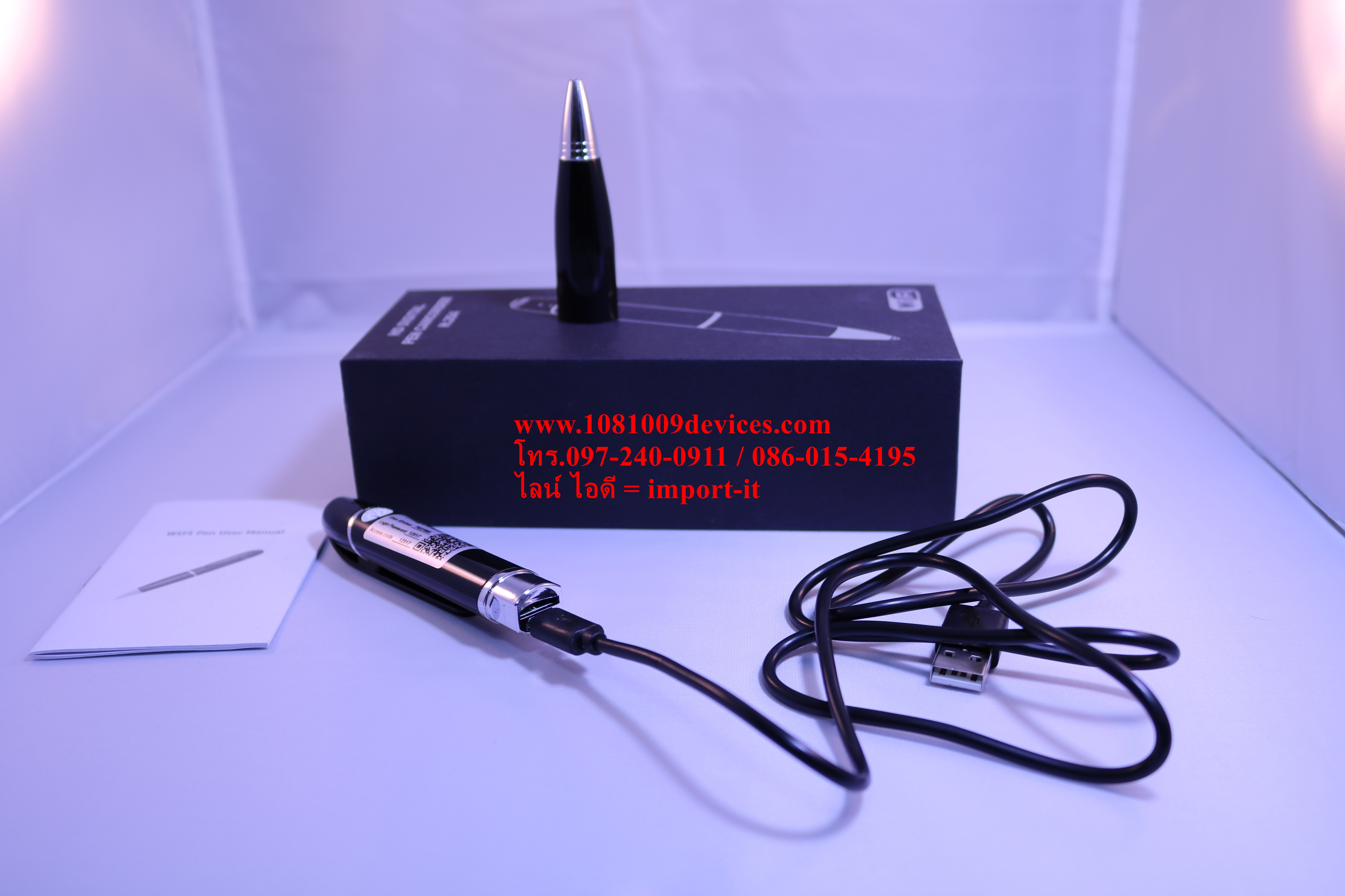 Spy pen Camera กล้องปากกา wifi Full HD ดูเรียลไทม์ ออนไลน์