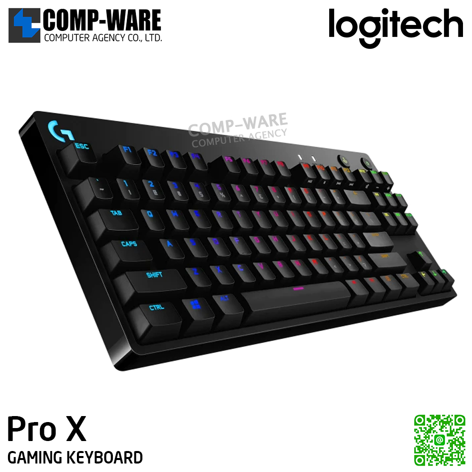 Logitech PRO X Mechanical Gaming Keyboard - 2Y Warranty - 920-009239