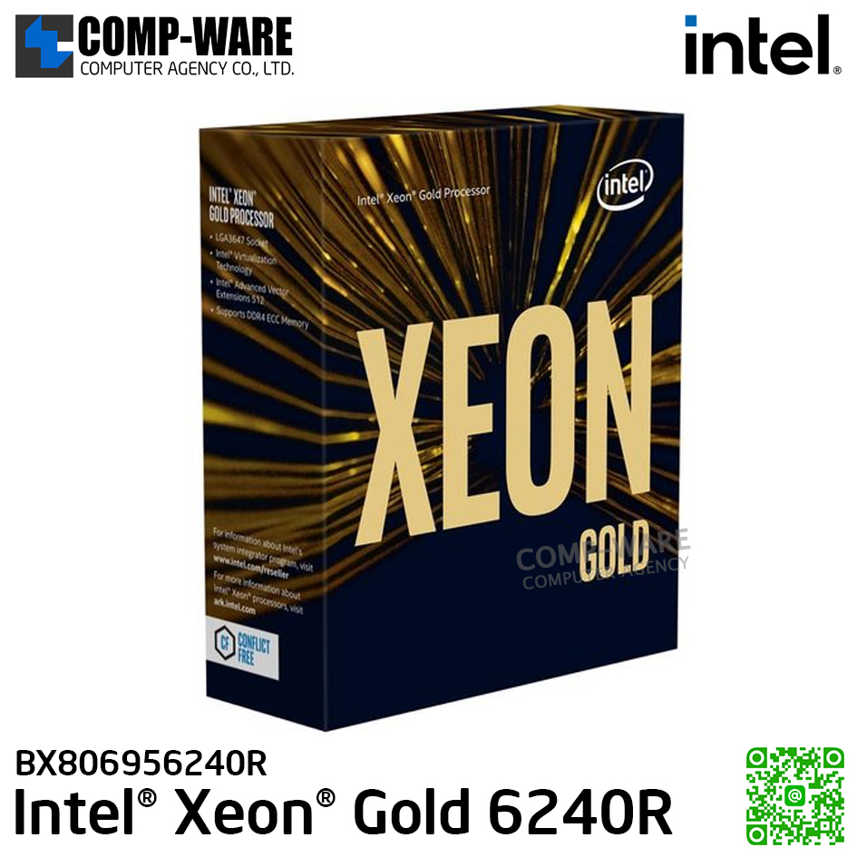 Intel Xeon Gold 6240R Processor ( 24C/48T ) LGA3647 Scalable Processor BX806956240R without Heatsink