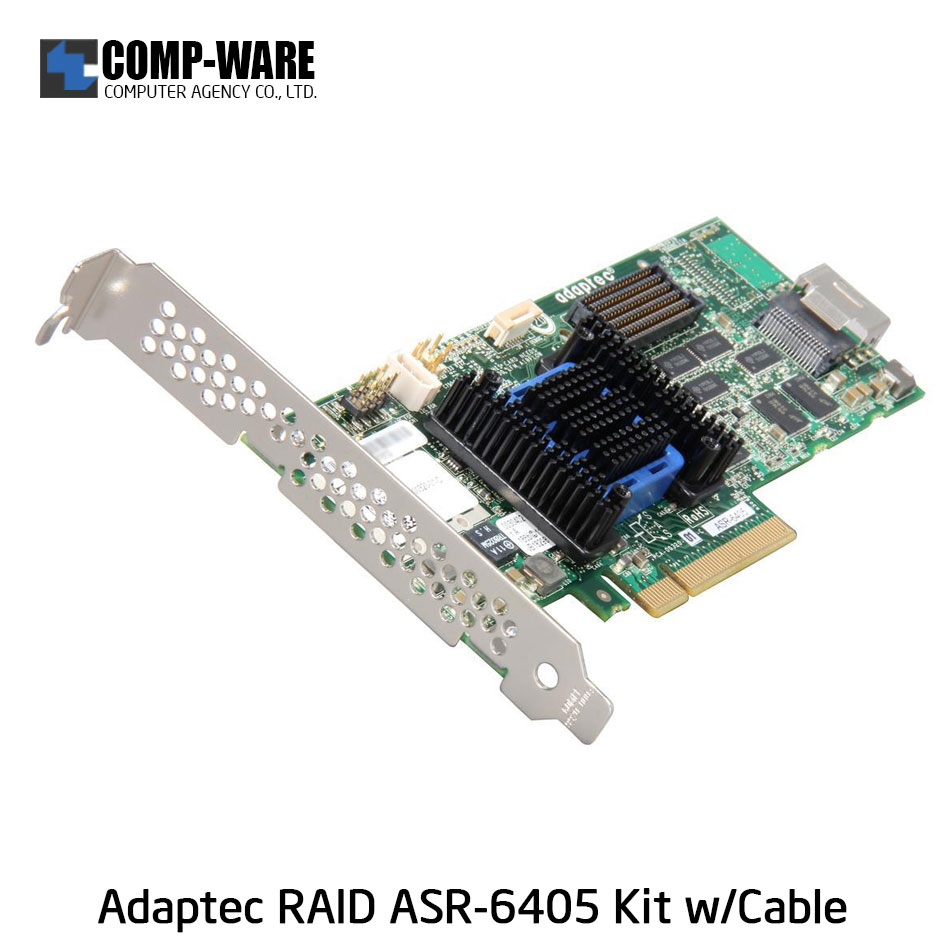 Microsemi Raid Controller 2271100-R (4-Port Internal) PCIe ASR-6405 Kit // No warranty