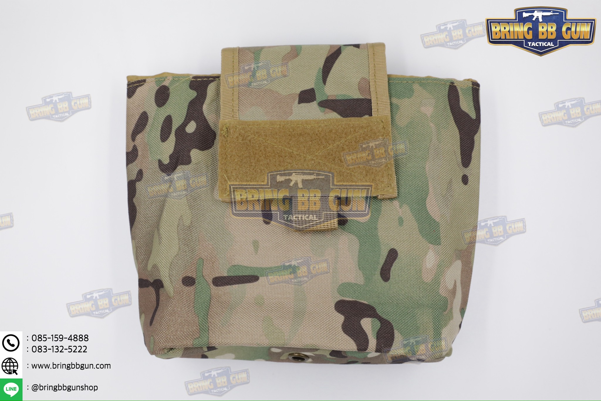 ถุงทิ้งแม็กกาซีนแบบพับได้ B01 (ถุงเก็บอุปกรณ์) (Tactical Storage Bag) (Folding Magazine Recycling Bags) (Drop Pouch) (Dump Pouch)