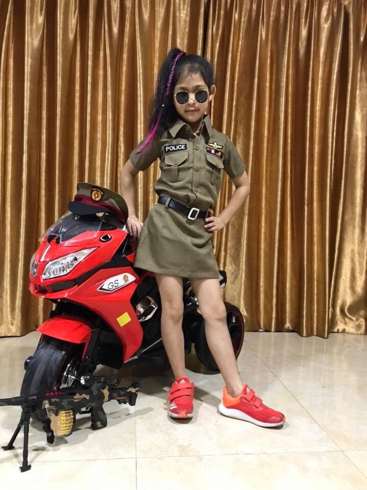 NNandNN Shop 8 0017 ตำรวจ หญิง สีกากี(สีสนว.01) หลายขนาด