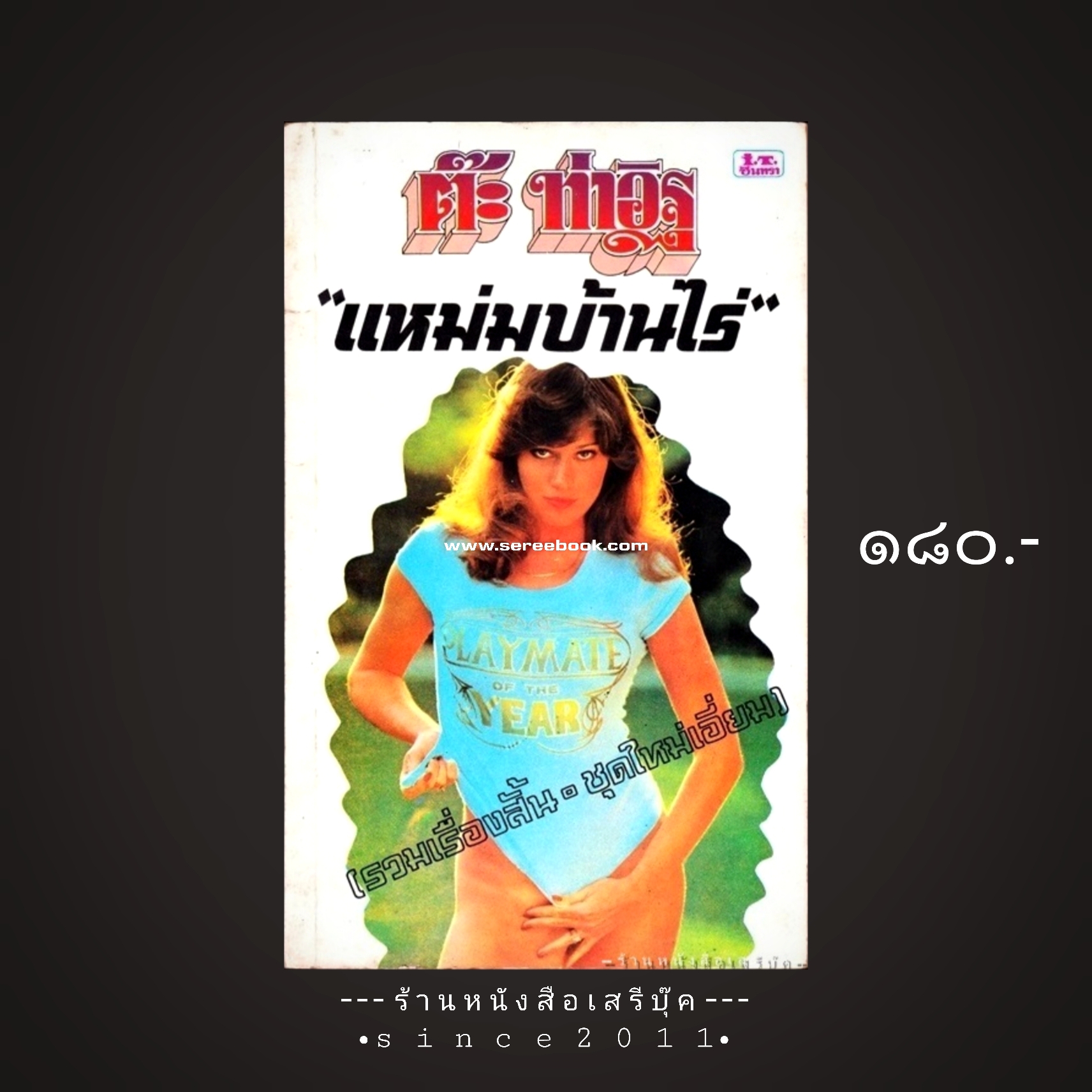 ⚫ แหม่มบ้านไร่ - ต๊ะ ท่าอิฐ 🔴 ปีที่พิมพ์ ๒๕๒๒ [ ฉบับพิมพ์ครั้งที่ ๑ ]
