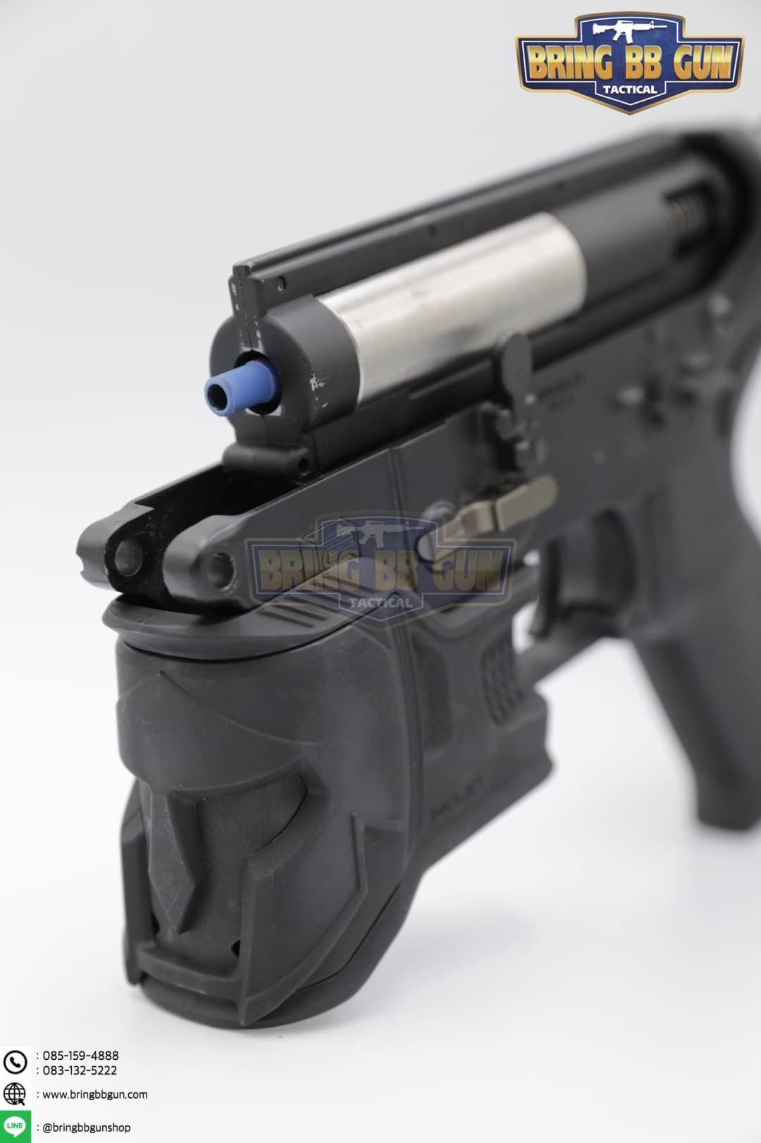 บ่อแม็กM4 F.A.B. MOJO (บ่อแม็กเปลี่ยนหน้ากากได้) (บ่อแม็ก Mojo) (Improved Mag-Well With Replaceable Grips)