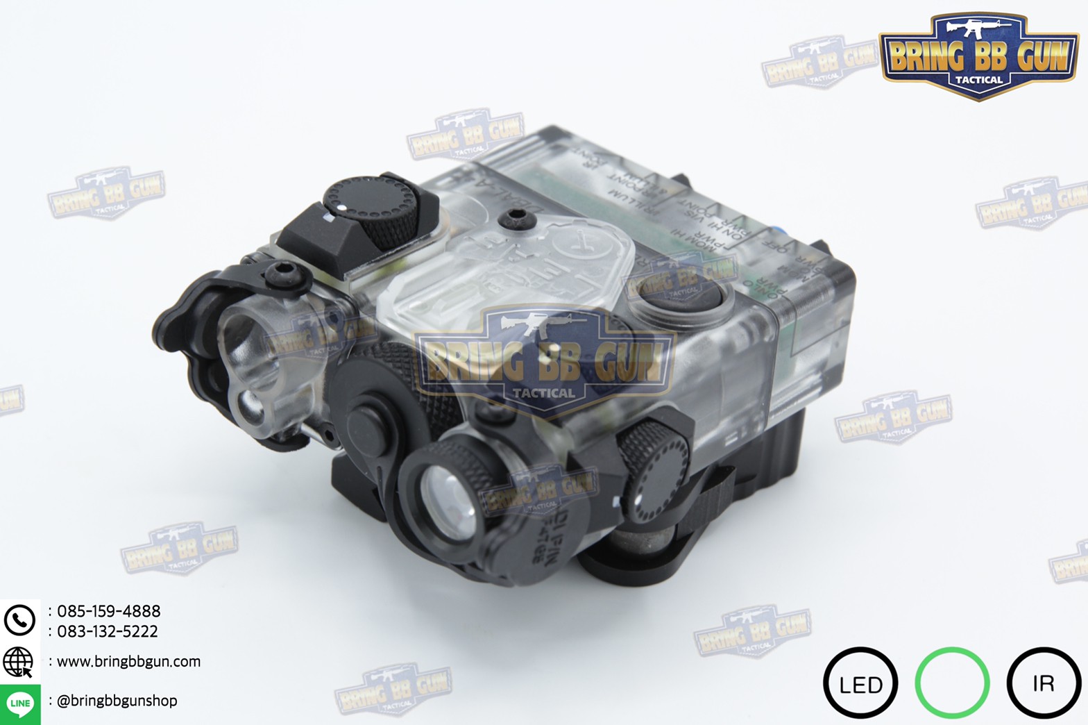 กล่องANPEQ-15A รุ่น DBAL-A2 บอดี้พลาสติก (Dual Beam Aiming Laser - Advanced2)
