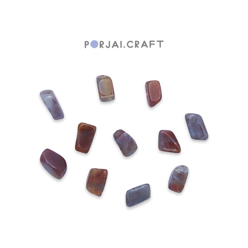 Fancy Agate mini Free Form Bead ลูกปัดแฟนซีอาเกต