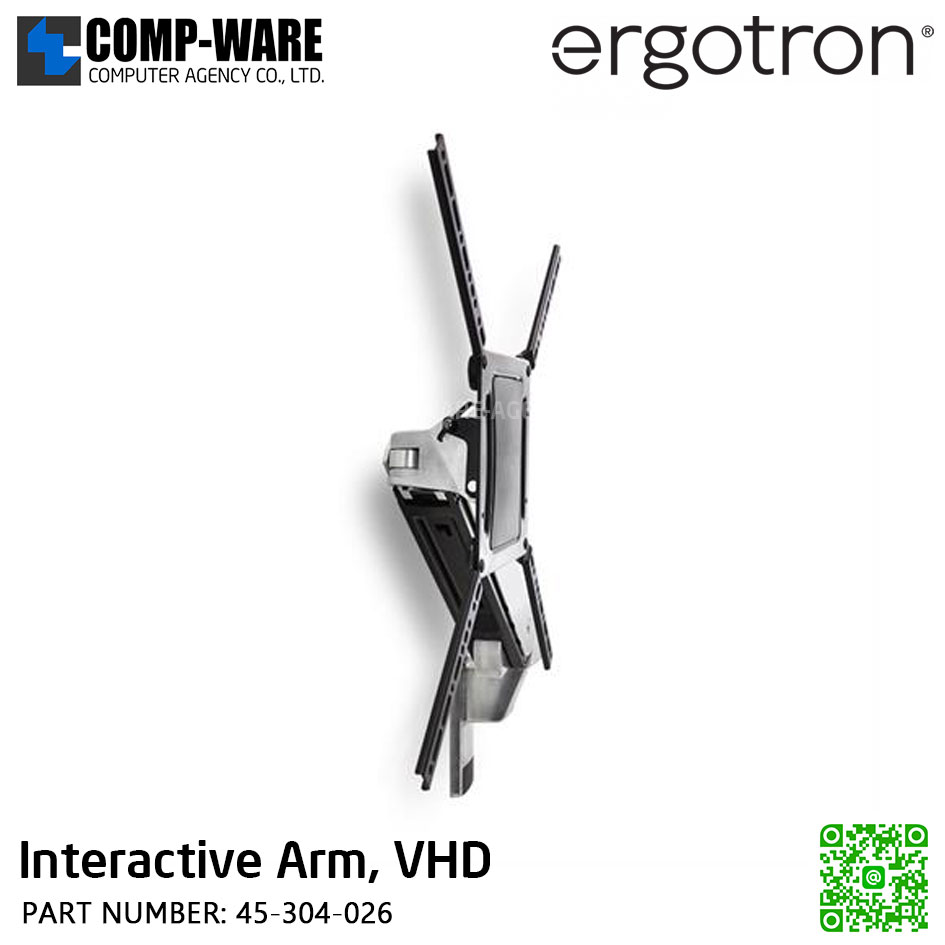 Ergotron Interactive Arm, VHD ,Heavy Monitor or TV Mount EGT-45-304-026 (5Y Warranty)