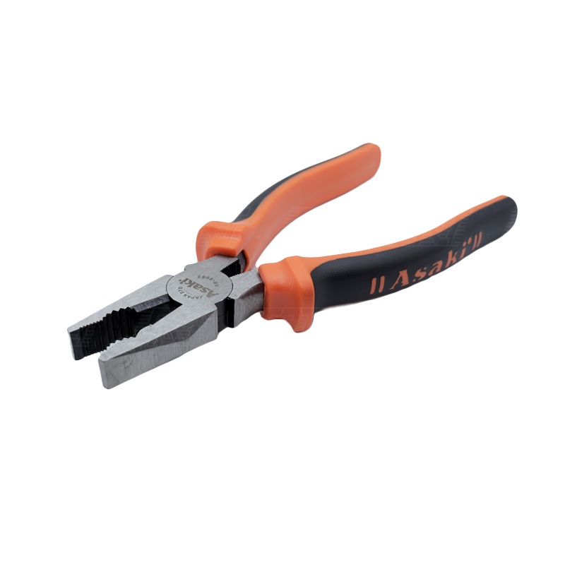 คีมตัดลวดด้ามม้าลาย แบบอเมริกัน 8 นิ้ว | AK-8092 | ASAKI