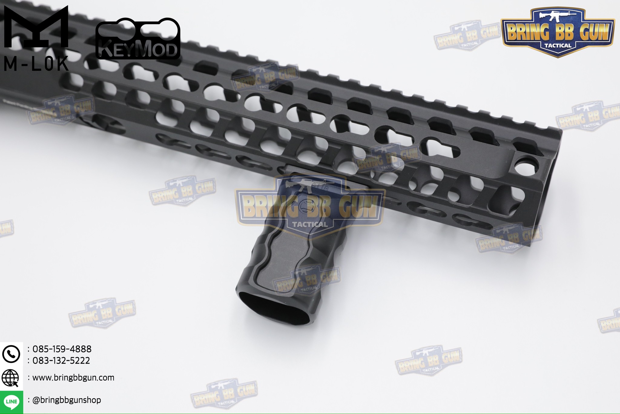 กริ๊ปมือหน้าทรง Railscales รุ่น RSB (RSB Vertical Grip) (กริ๊ปมือ Railscales RSB Vertical Foregrip) (ใช้ได้กับชุดหน้าระบบราง M-Lok และ ระบบราง Keymod เท่านั้น)
