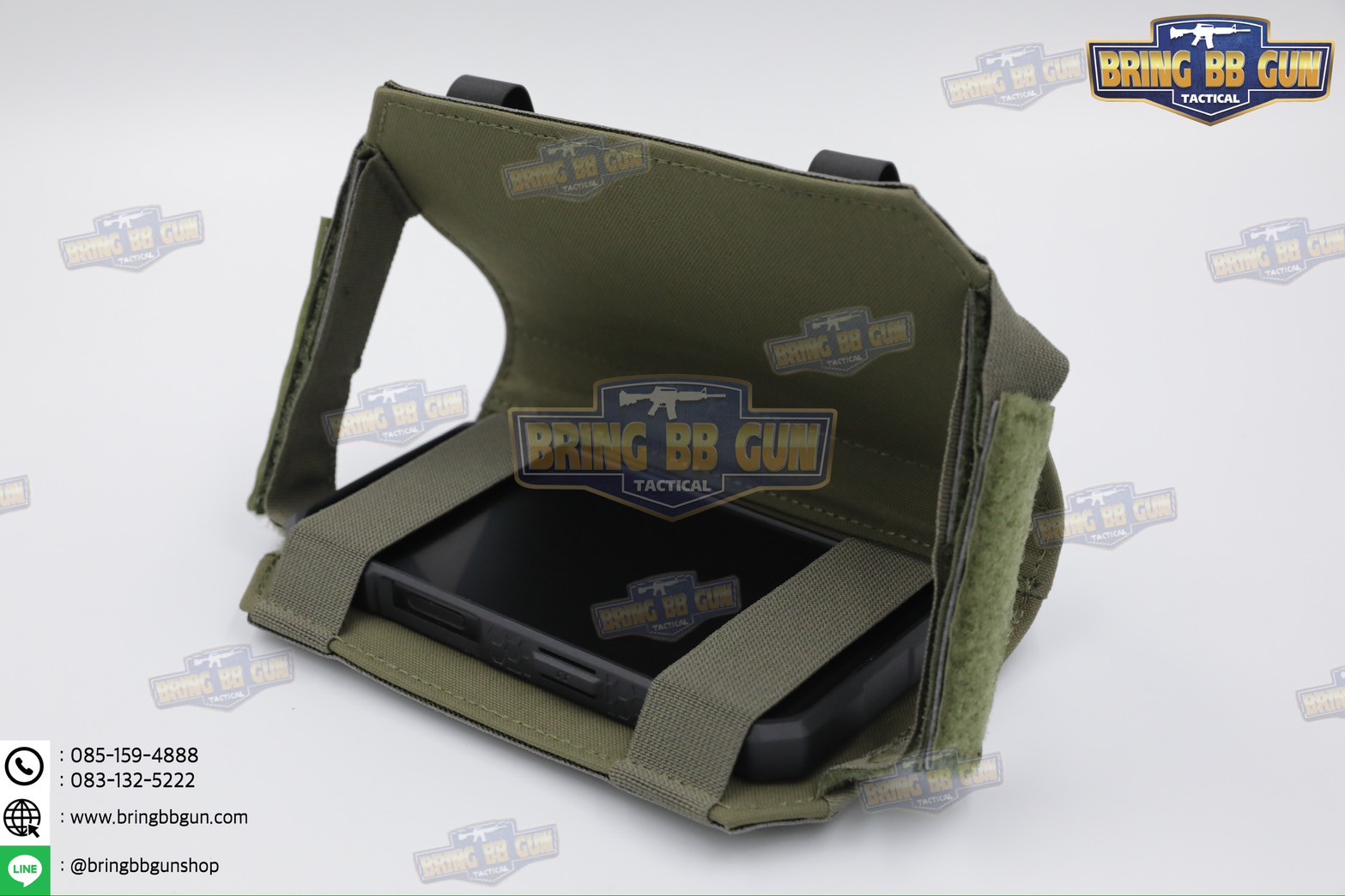 Tactical Phone Pouch เคสโทรศัพท์ติดเสื้อเวส ทรง Admin Pouch (Folded Navigation Board) (Navboard Fliplite Chest Smartphone Mount)