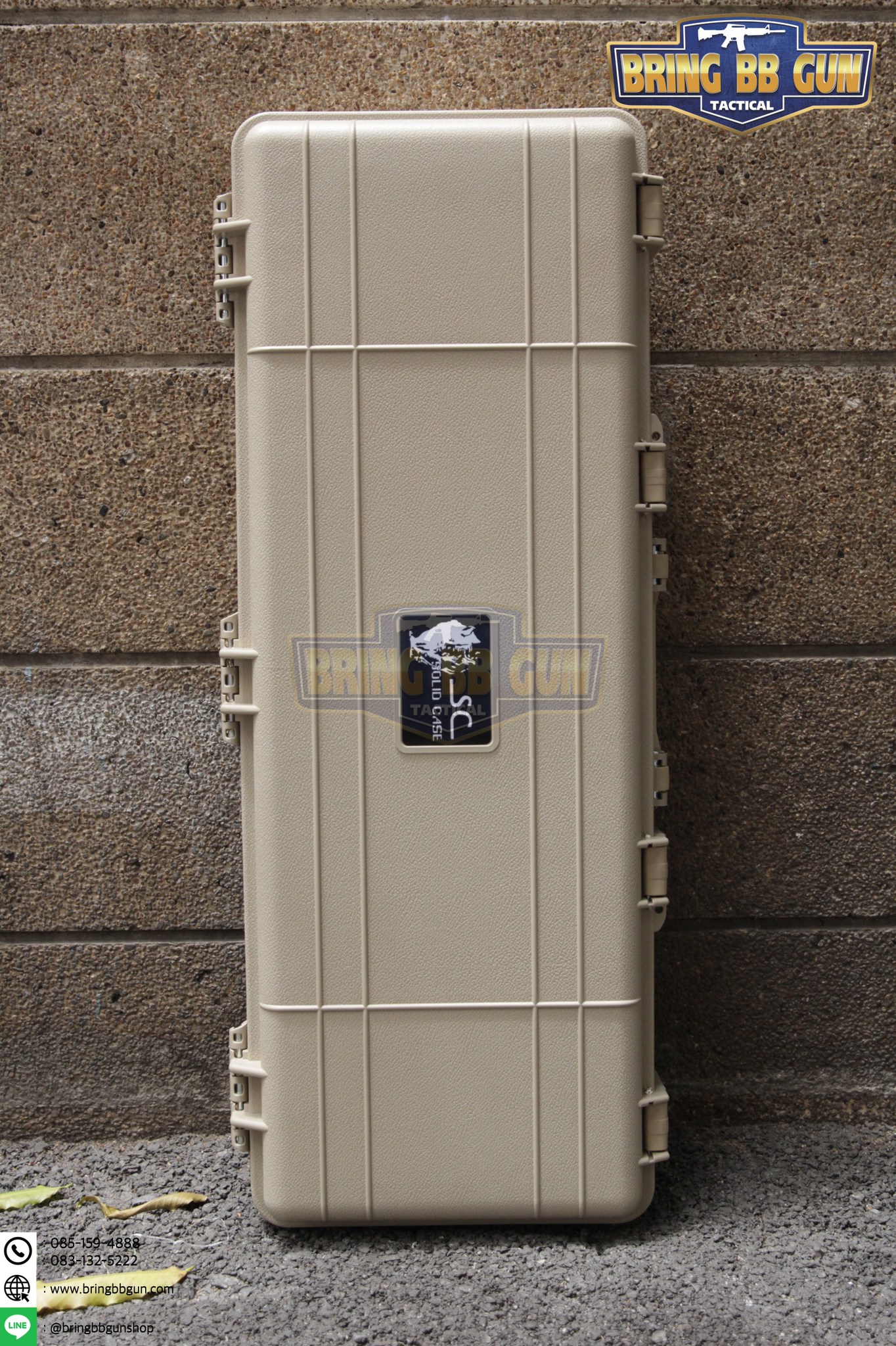 กล่องปืนยี่ห้อ Solid Case (Hard case) ขนาดภายนอก : 85*32*14 cm. ขนาดภายใน : 82*28.5*14 cm.