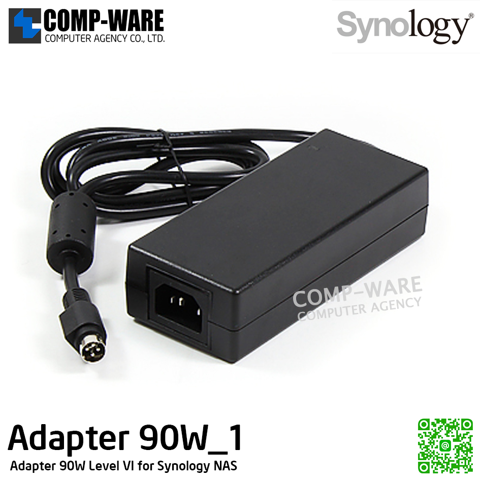 SPARE PART - Synology Adapter 90W_1 for DS420+, DS420j // รับประกัน 1 ปี (สินค้า By order)