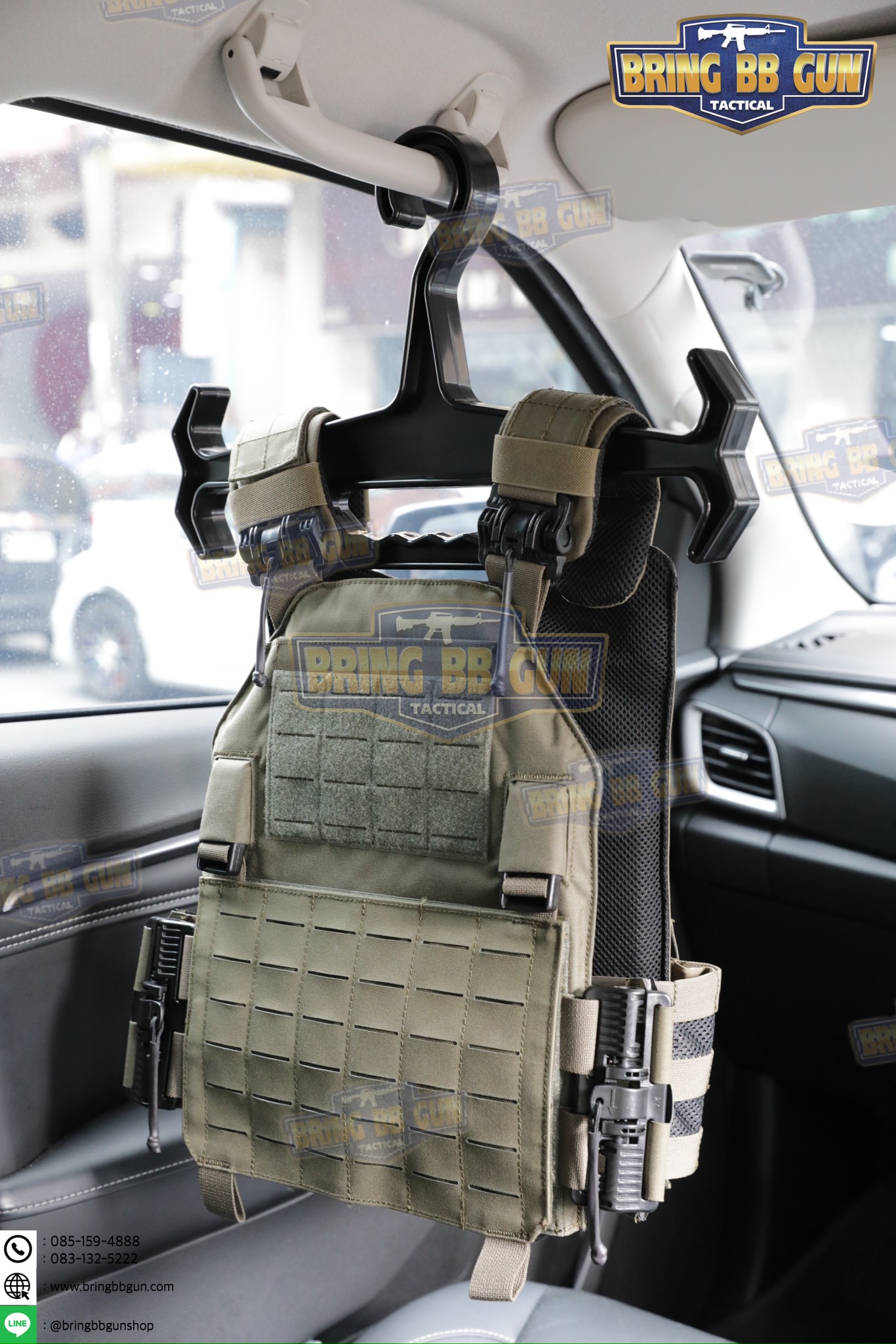 ไม้แขวนเสื้อเวส (ไม้แขวนเอาไว้แขวนเสื้อเกราะ) (Heavyweight Tactical Hangers)