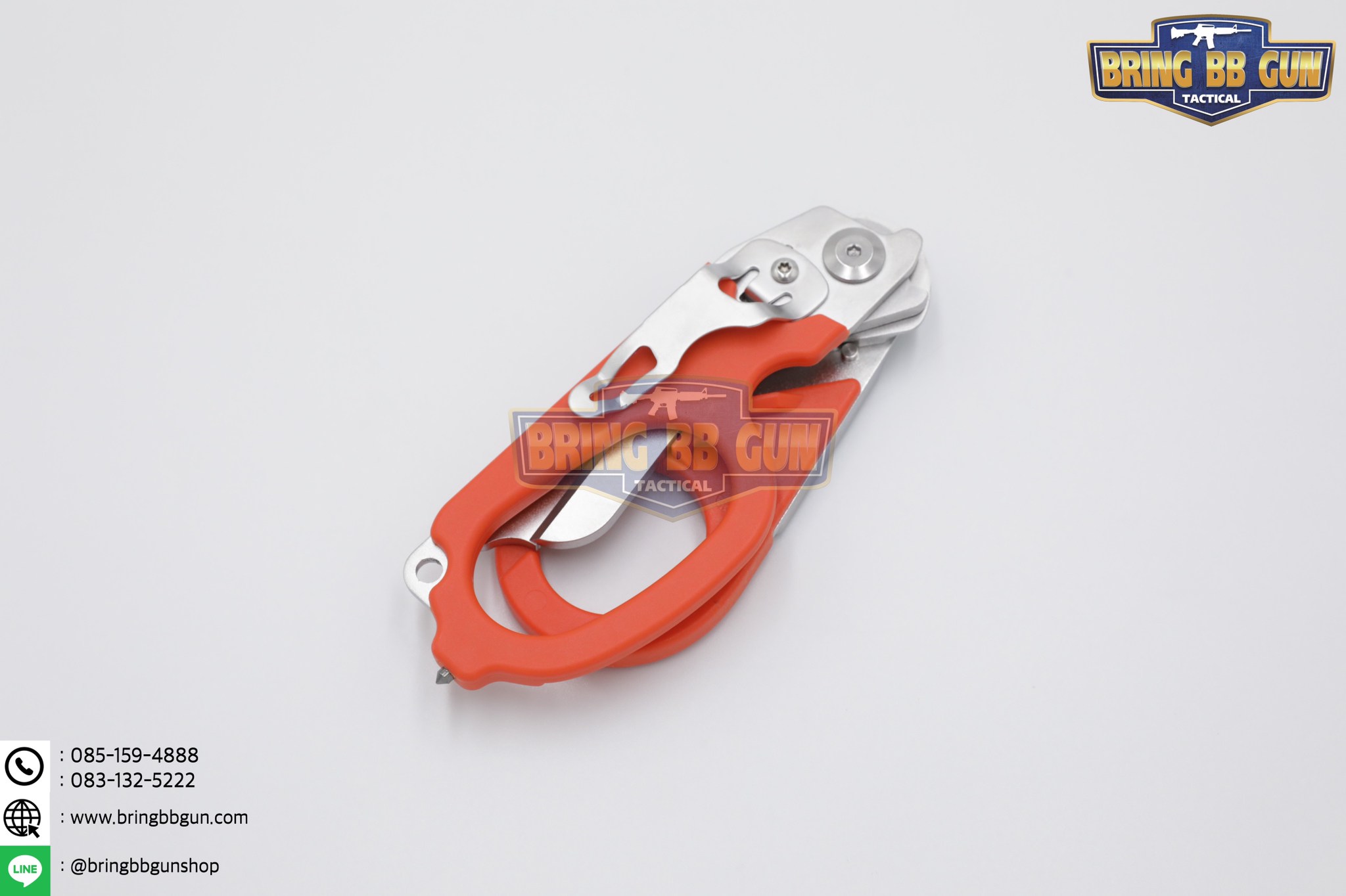 กรรไกรแพทย์สนาม ทรง LM Raptor (กรรไกรสำหรับกู้ภัย) (กรรไกรพับได้) (Tactical EDC Scissor)