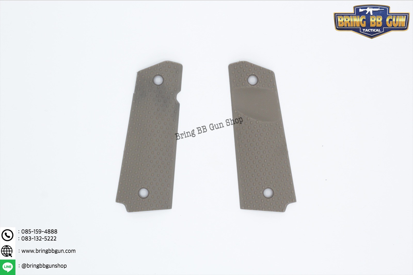 ประกับปืน M1911 รุ่น F01 (ลายข้าวหลามตัดเล็ก)