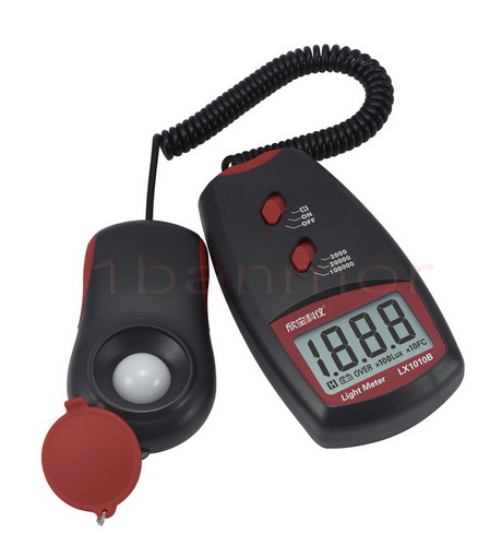 เครื่องวัดความเข้มแสง แบบดิจิตอล วัดได้ถึง 100000 LUX DIGITAL LUX METER Model : LX1010B