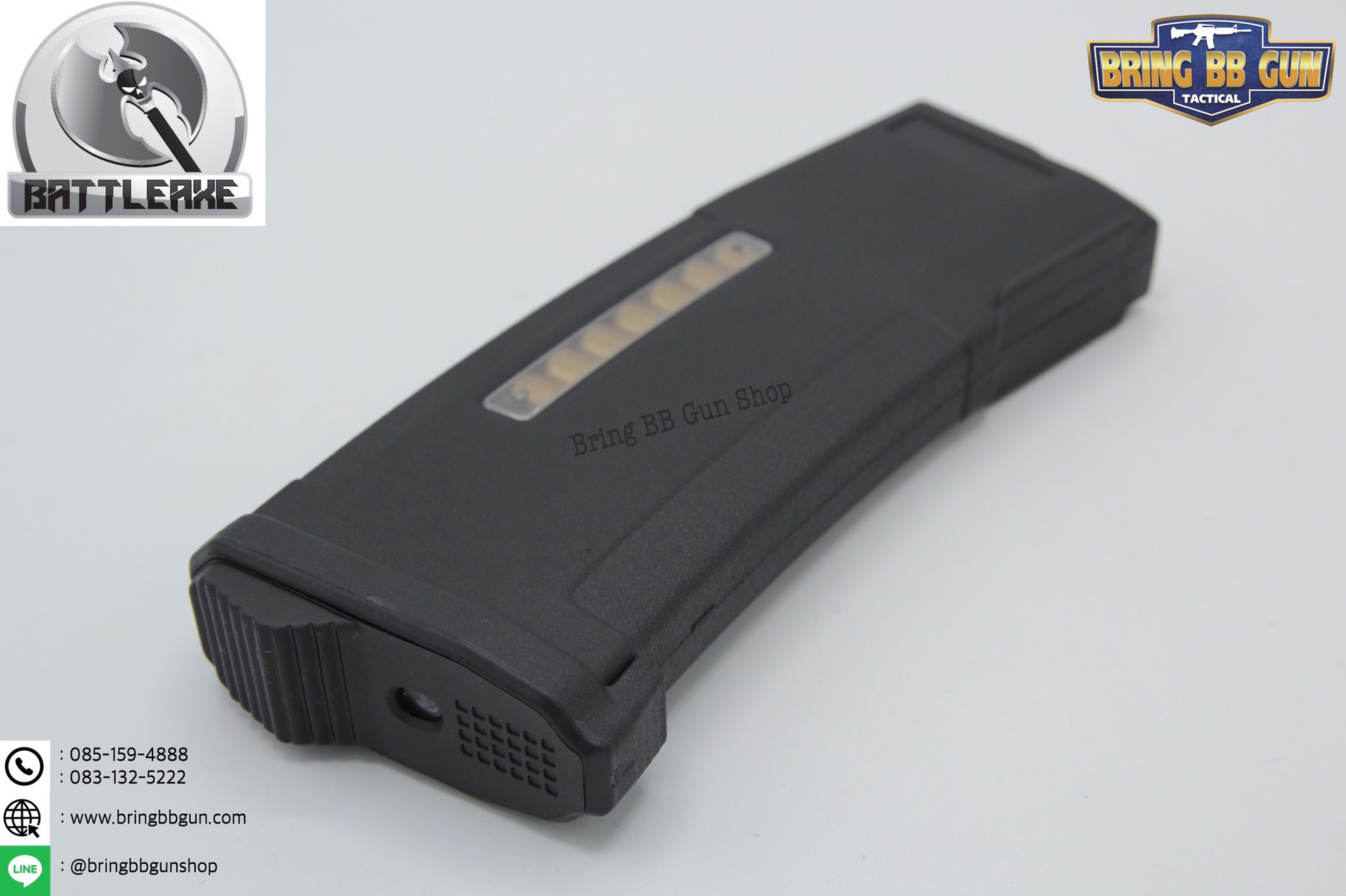 แม็กกาซีน M4 ยี่ห้อ Battle Axe แบบstand ❌ไม่ต้องปั่น❌มี4ทรงให้เลือก ทรง P-mag / ทรง EPM / ทรง 002 / ทรง IMI Lancer