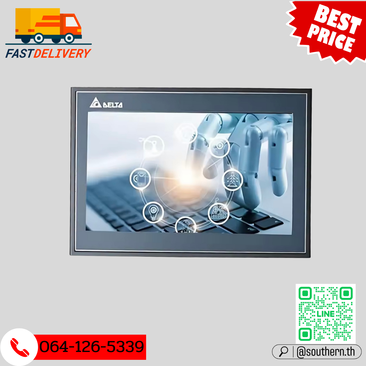 Delta HMI DOP-112MX 12-inch Advanced Multimedia