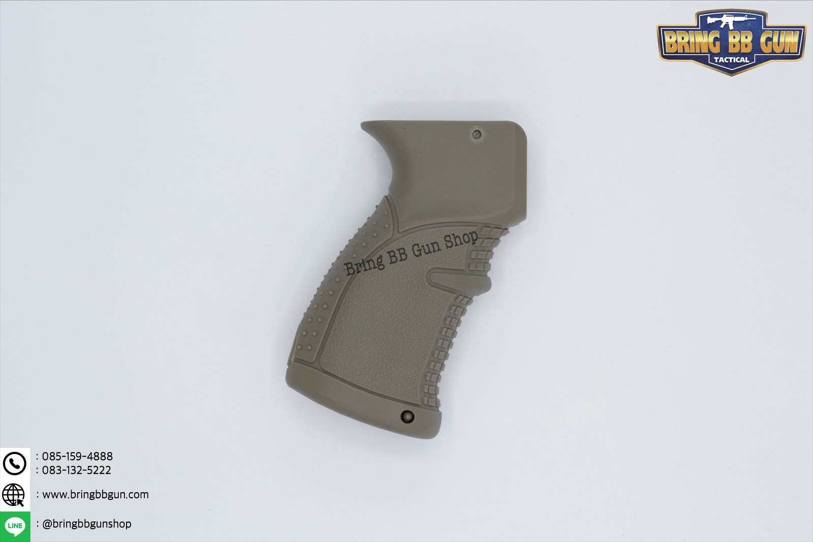 กริ๊ปมือหลังAK ระบบ GBB ยี่ห้อ FAB Defense รุ่น Rubberized Eronomic (กริ๊ปมือแก็ส)