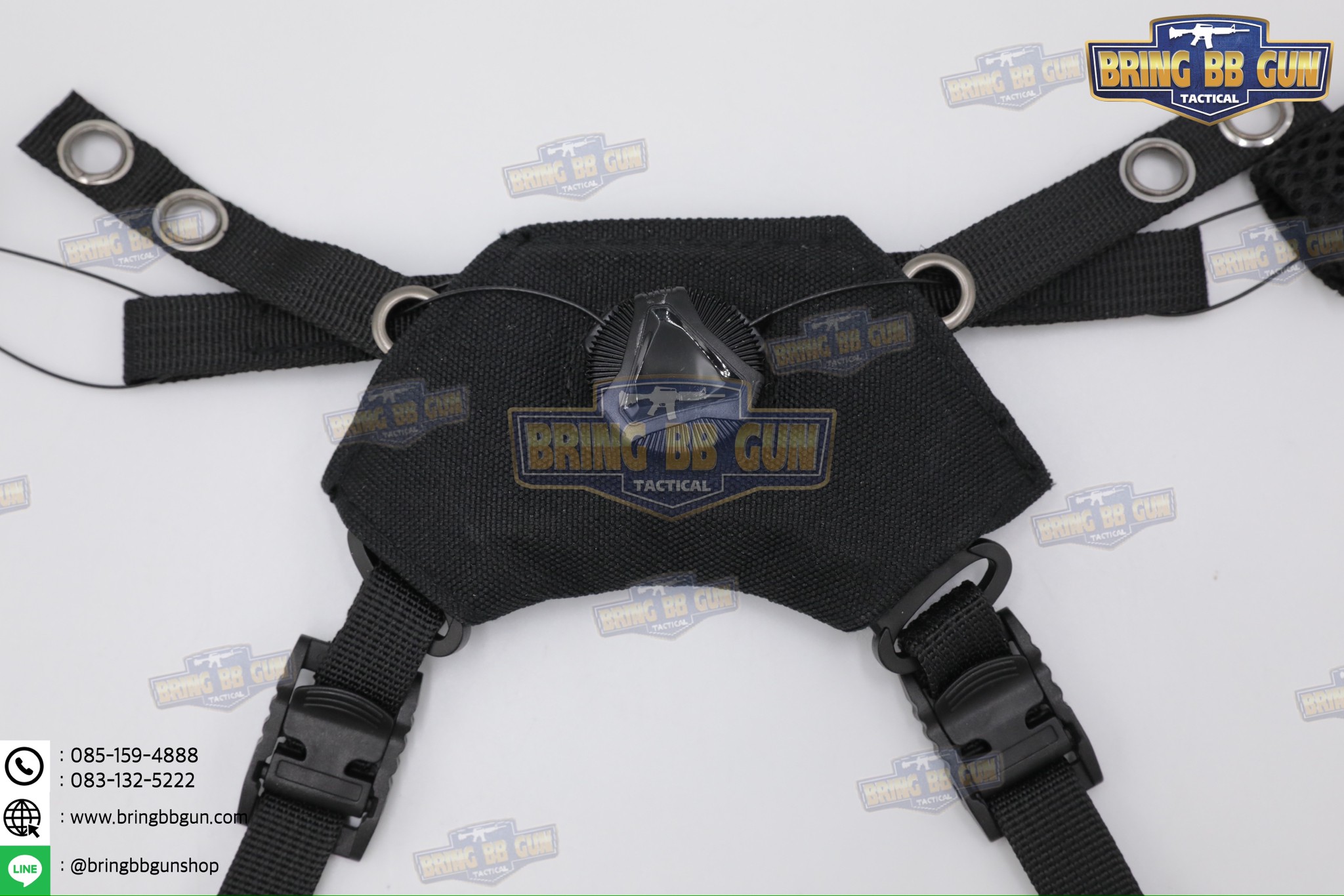 สายรัดคางปรับได้ ทรง EXFIL 3.0 (Exfil Helmet Boltless FIT Retention System) (EXFIL Tactical Helmet Suspension Hanging Strap BOA System Strap) (Team Wendy)