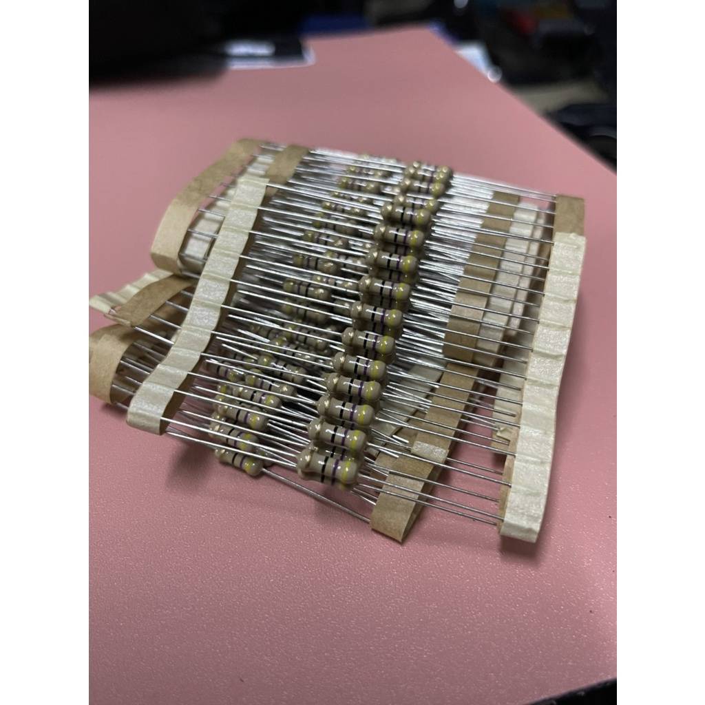 0000983 Resistor 47 โอห์ม ตัวต้านทาน (20ชิ้น) รีซิสเตอร์ รีชีสเตอร์ Resistor