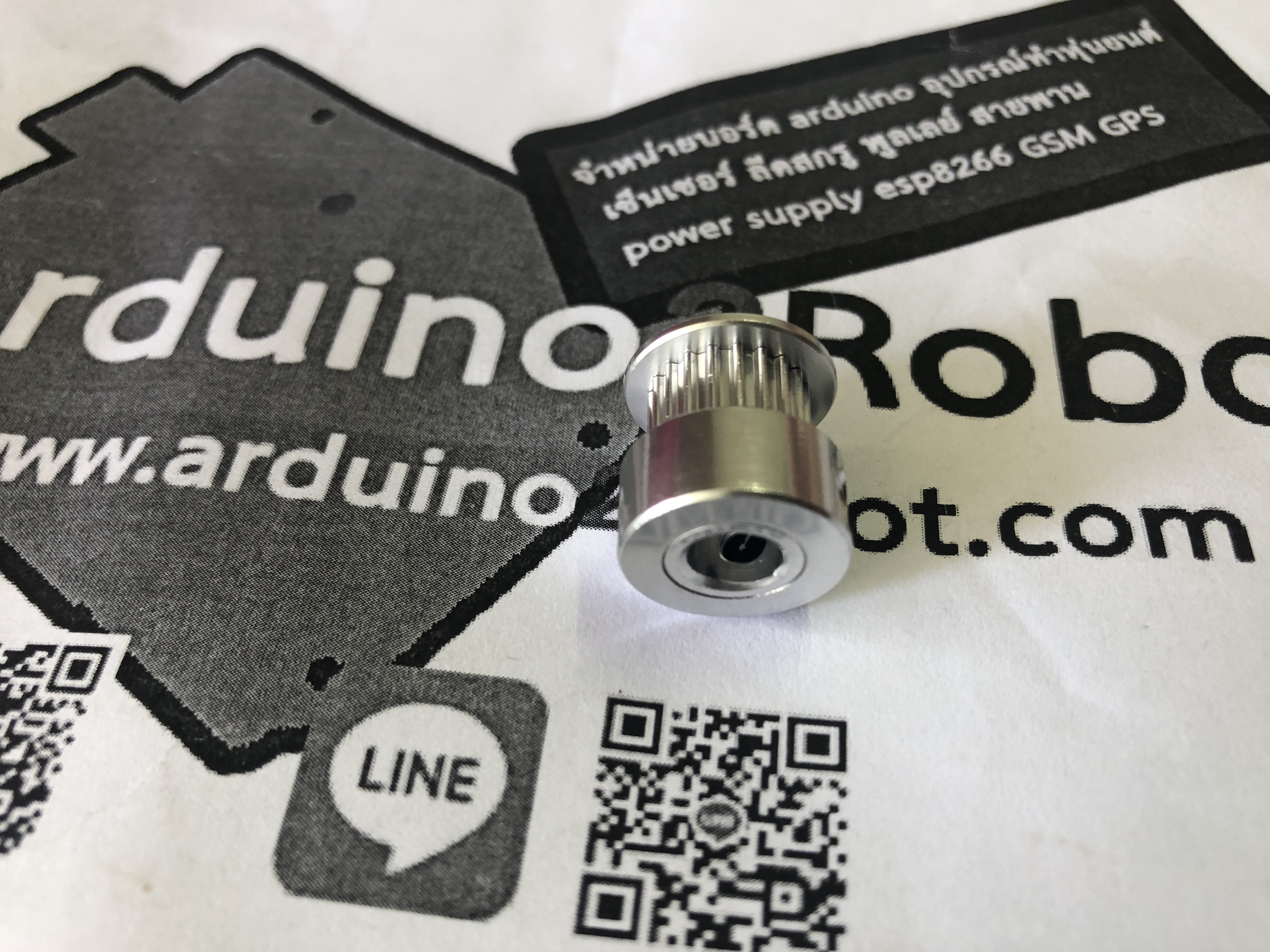 2GT Timing Pulley 20 ฟัน สำหรับสายพานกว้าง 6 mm (ใส่แกน 6.35 mm)