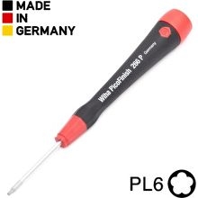 Wiha PicoFinish ไขควงหัว Pentalobe 5แฉก ขนาด1.6mm PL6 รุ่น 266P 6PLx40