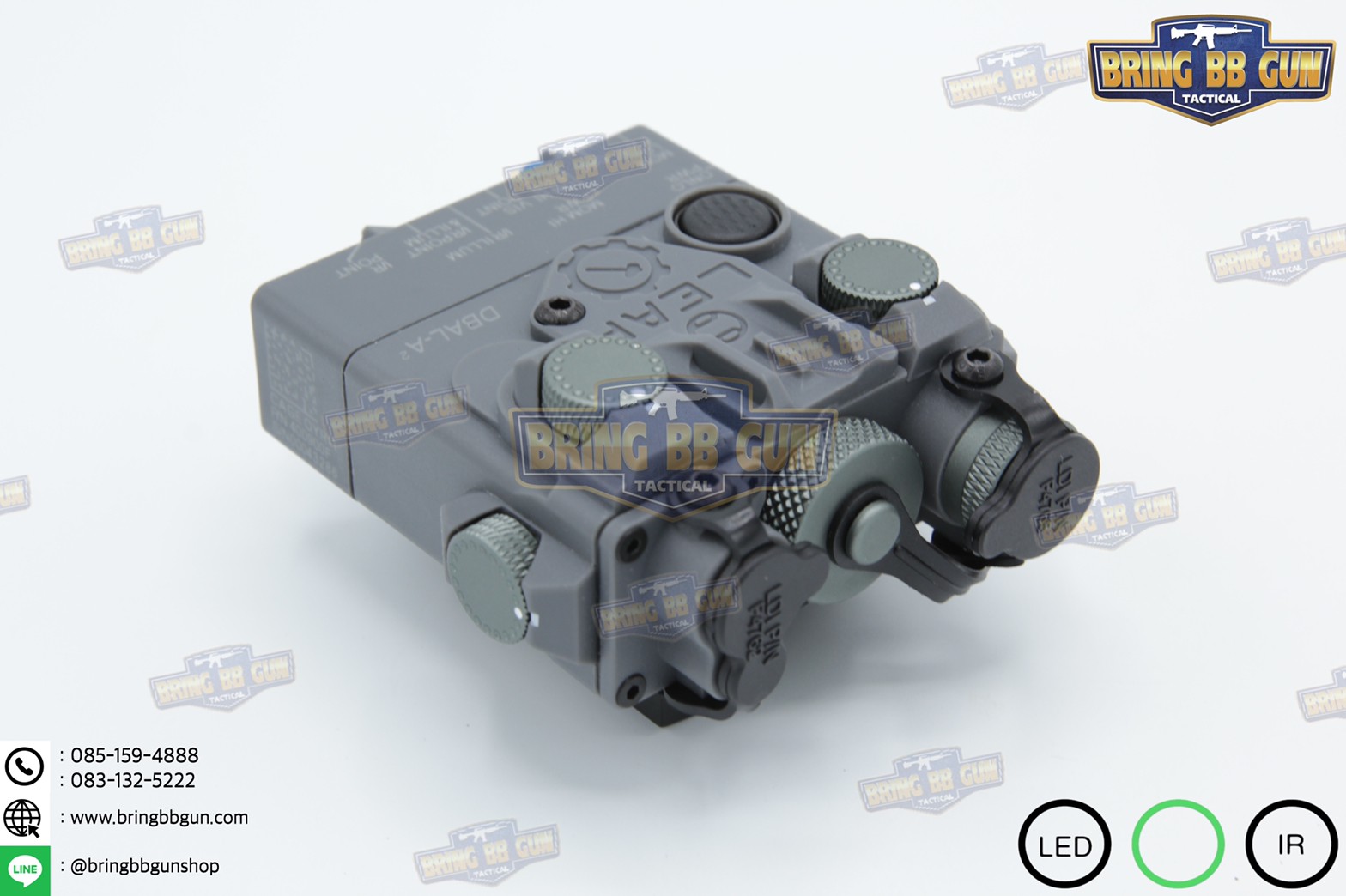 กล่องANPEQ-15A รุ่น DBAL-A2 บอดี้พลาสติก (Dual Beam Aiming Laser - Advanced2)