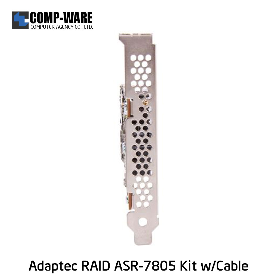 Microsemi Raid Controller 2274200-R (8-Port Internal) PCIe ASR-7805 Kit พร้อมสายในกล่อง (ประกันร้าน 7 วัน)