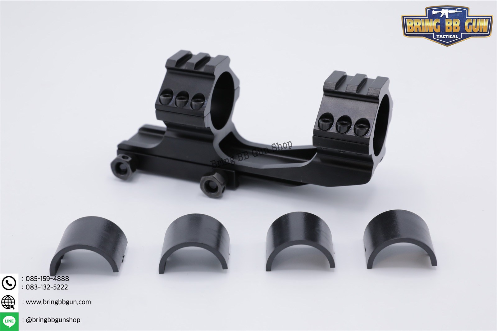 ขาจับกล้อง ราง20mm. ขนาดวง 25 และ 30mm (รุ่นB3)