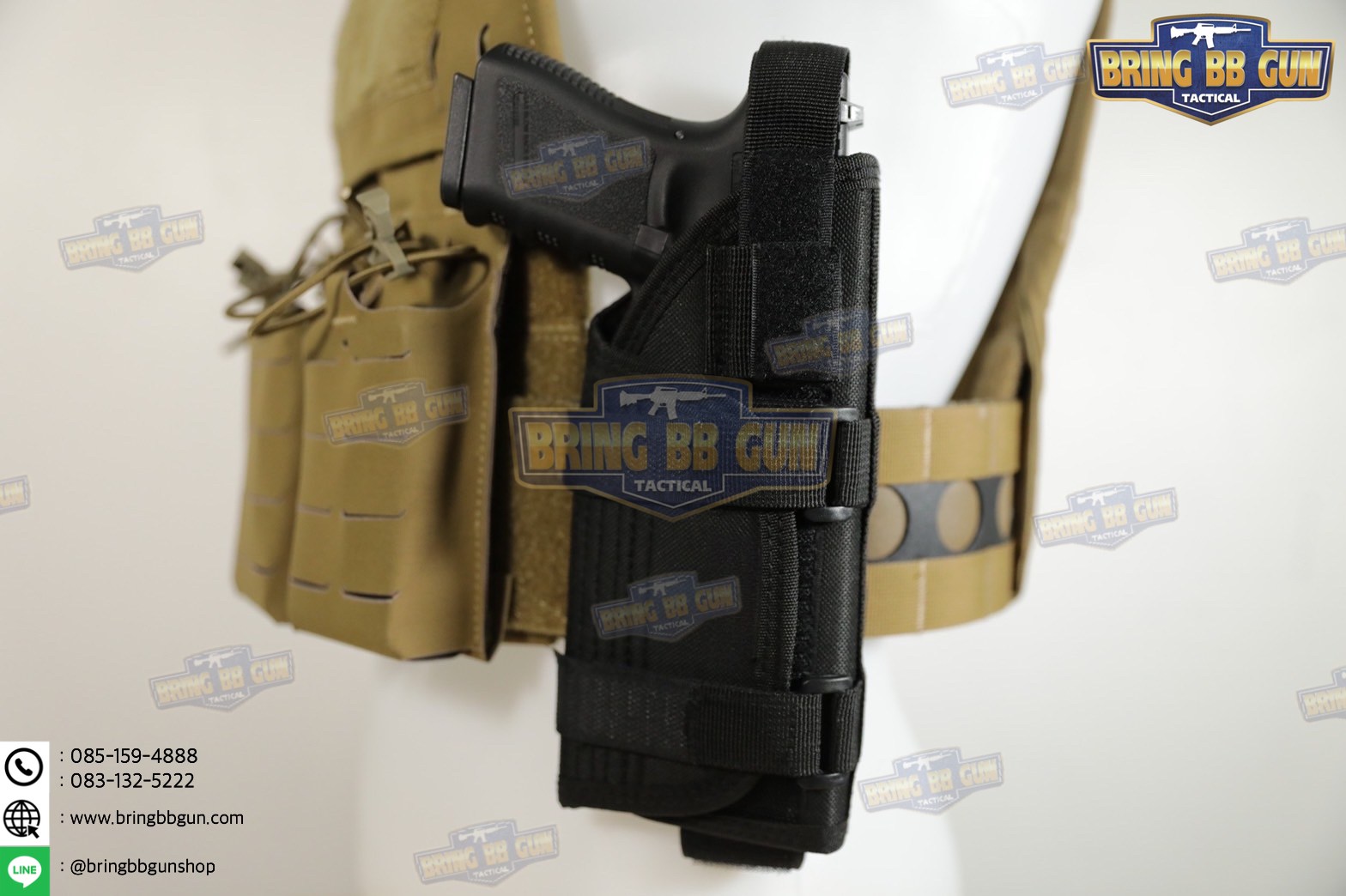 ซองปืนผ้า (สามารถใส่ปืนได้ทุกรุ่น)