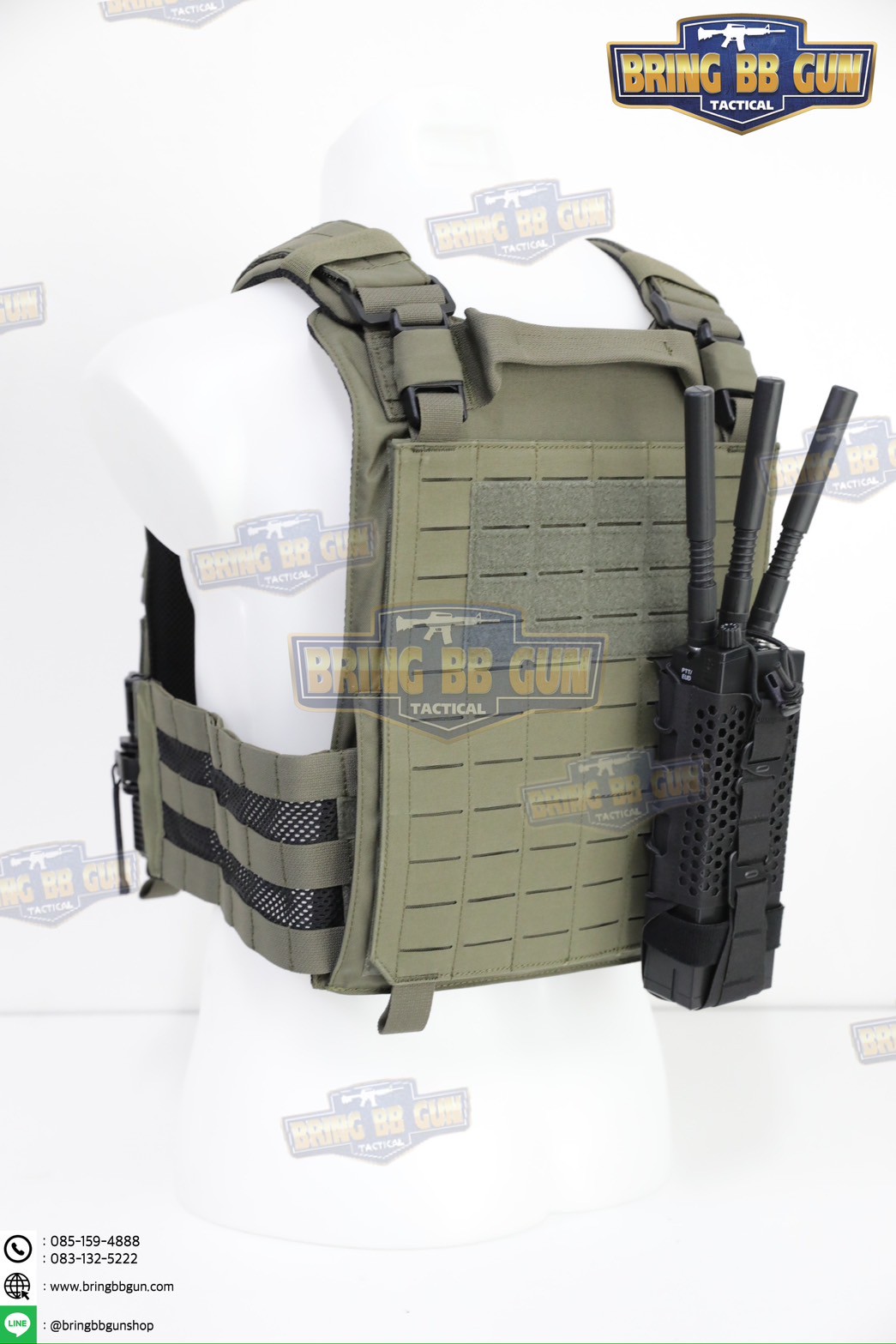 เพ้าวิทยุสื่อสารแบบผ้า Universal ทรงรังผึ้ง (ซองวิทยุสื่อสารแบบผ้า ปรับใส่ได้ทุกรุ่น) (ARC Hive Radio Pouch)